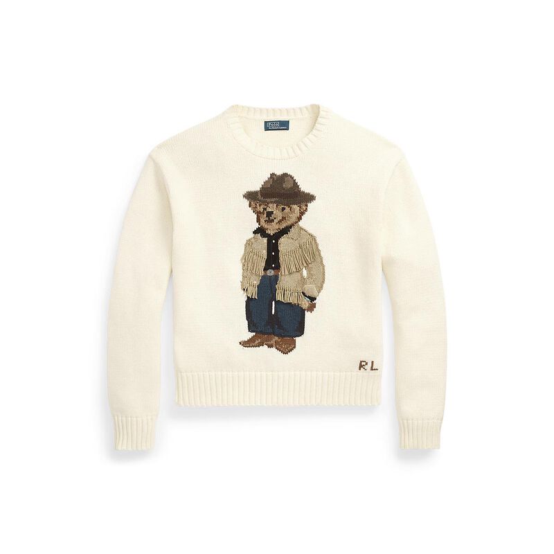 Polo Ralph Lauren Polo Bear Cotton Crewneck Sweater image number 2
